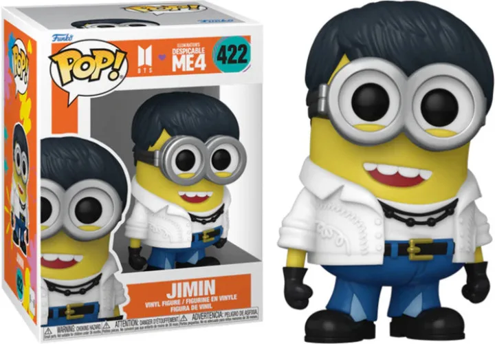 Despicable ME 4 x BTS Funko Pop Vinyl: Jimin van Funko – cover 1 van 2