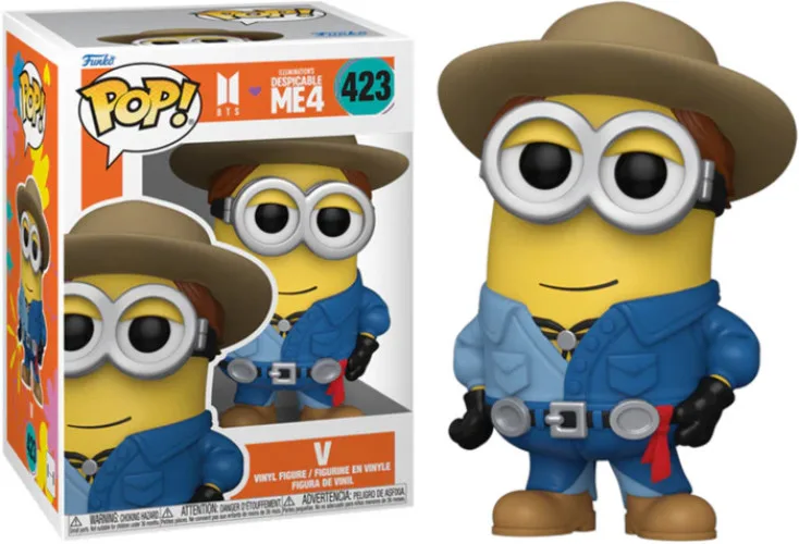 Despicable ME 4 x BTS Funko Pop Vinyl: V by Funko – cover 1 of 2