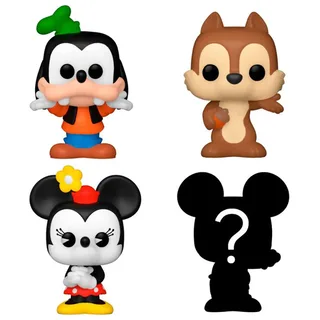 Disney Bitty Pop! 4-Pack: Goofy / Chip / Minnie Mouse van Funko – cover 2 van 2