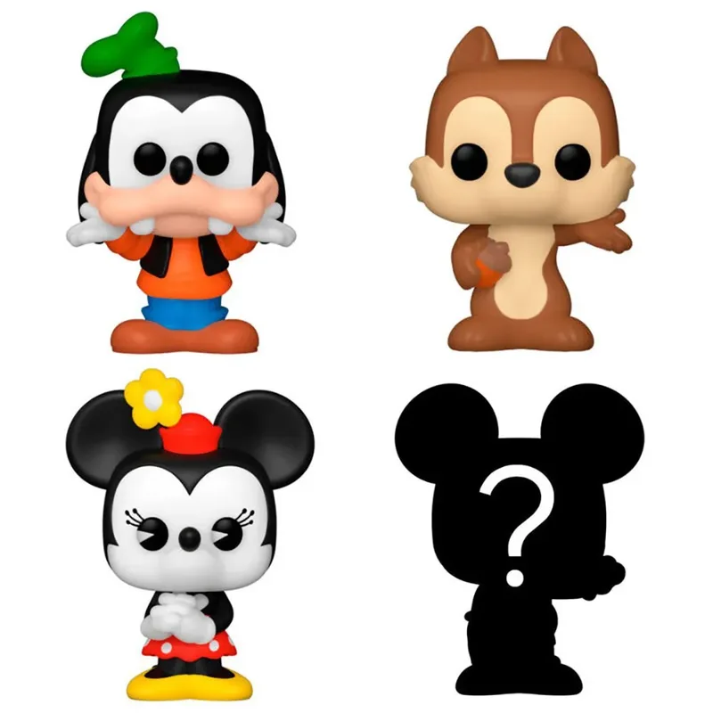 Disney Bitty Pop! 4-Pack: Goofy / Chip / Minnie Mouse van Funko – cover 2 van 2