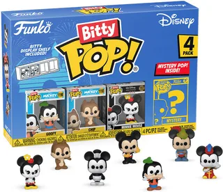 Disney Bitty Pop! 4-Pack: Goofy / Chip / Minnie Mouse van Funko – cover 1 van 2