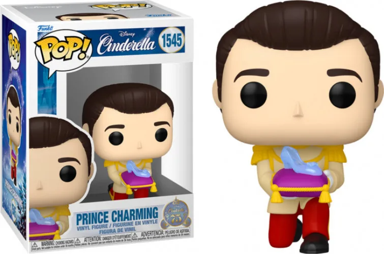 Disney Cinderella Funko Pop Vinyl: Prince Charming with Slipper van Funko – cover 1 van 2