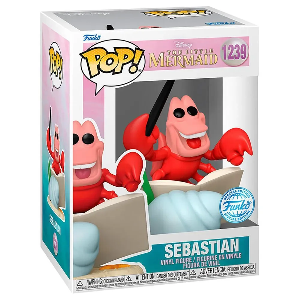 La Petite Sirène Figurine Exclusive De Sébastien Disney de Funko – jaquette