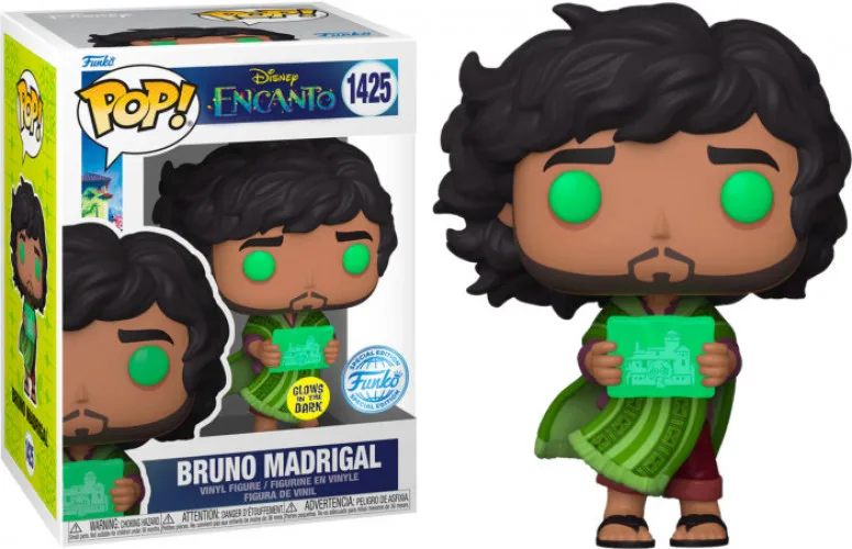 Disney Encanto Funko Pop Vinyl: Bruno Madrigal (Glow in the Dark) de Funko – jaquette