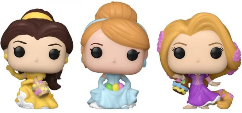 Disney Funko Pocket Pop! Easter Egg: Belle / Cinderella / Rapunzel 3-Pack van Funko – cover 1 van 2