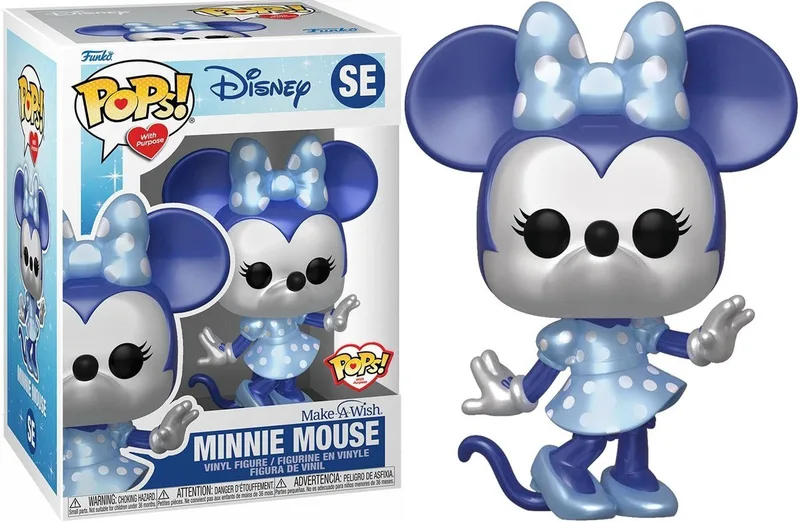 Disney Funko Pop Vinyl: Make-A-Wish Minnie Mouse Metallic Blue van Funko – cover 1 van 3