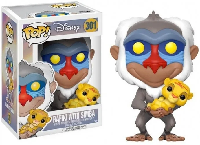 Disney Funko Pop Vinyl: Rafiki with Simba by Funko – cover 1 of 2