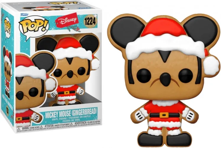 Disney Holiday Funko Pop Vinyl: Santa Mickey (Gingerbread) van Funko – cover