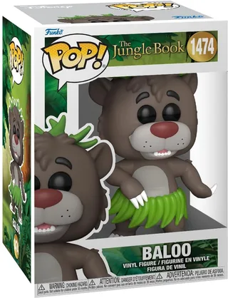 Disney Jungle Book Funko Pop Vinyl: Baloo de Funko – jaquette 1 sur 2
