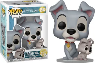 Disney Lady and The Tramp Funko Pop Vinyl: Tramp with Puppy de Funko – jaquette 1 sur 2