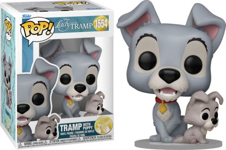 Disney Lady and The Tramp Funko Pop Vinyl: Tramp with Puppy från Funko – omslag 1 av 2