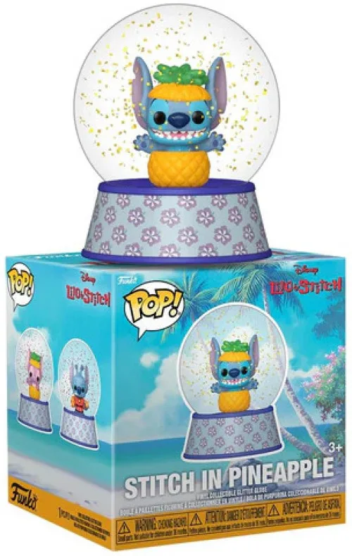 Disney Lilo & Stitch Funko Mini Vinyl Snow Globes Figure - Stitch in Pineapple by Funko – cover