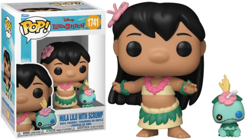 Disney Lilo & Stitch Funko Pop Vinyl: Hula Lilo with Scrump by Funko – cover
