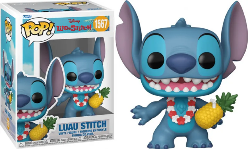 Disney Lilo & Stitch Funko Pop Vinyl: Luau Stitch van Funko – cover 1 van 2