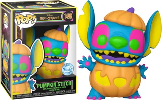 Disney Lilo & Stitch Funko Pop Vinyl: Pumpkin Stitch (Blacklight) by Funko – cover 1 of 2