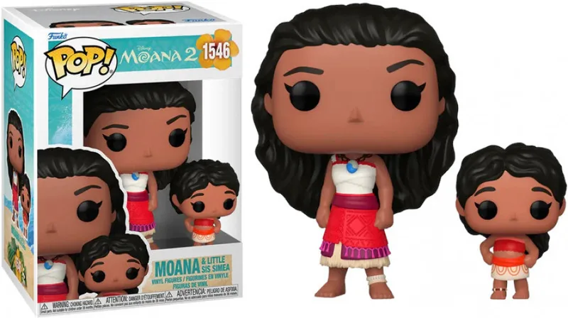 Disney Moana 2 Funko Pop Vinyl: Moana & Little Sis Simea by Funko – cover 1 of 2