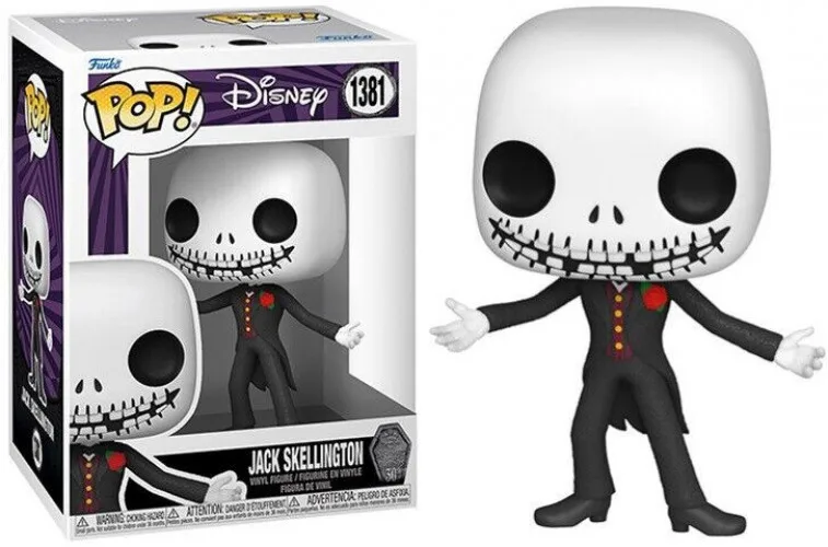 Disney Nightmare Before Christmas 30th Funko Pop Vinyl: Jack Skellington van Funko – cover 1 van 2