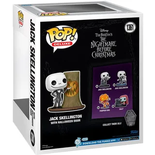 Disney Nightmare Before Christmas Deluxe Funko Pop Vinyl: Jack Skellington with Halloween Door by Funko – cover 2 of 3