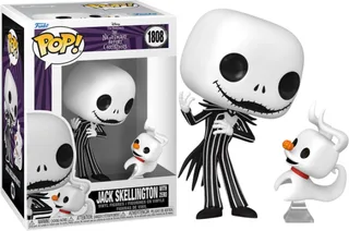 Disney Nightmare Before Christmas Funko Pop Vinyl: Jack Skellington with Zero (1808) by Funko – cover 1 of 2
