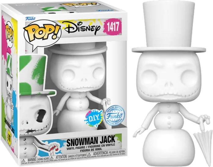 Disney Nightmare Before Christmas Funko Pop Vinyl: Snowman Jack D.I.Y. van Funko – cover