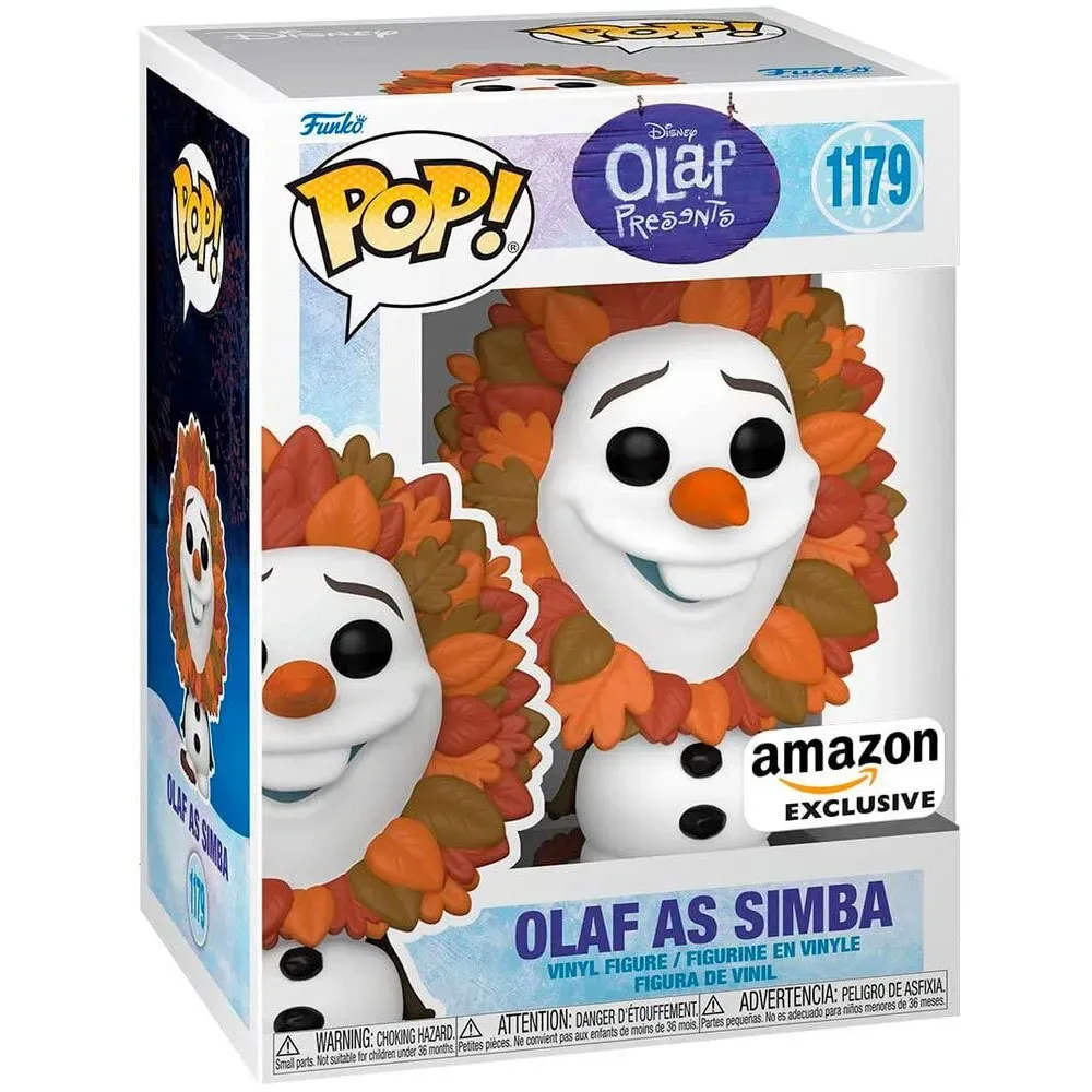 Disney Olaf Presenteert Olaf Als Simba Exclusief Figuur van Funko – cover