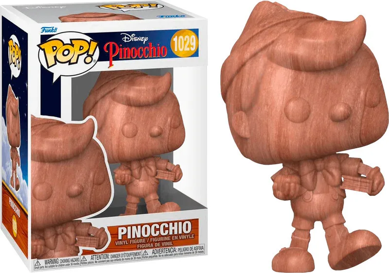 Disney Pinocchio Funko Pop Vinyl: Pinocchio (Wood Special Edition) de Funko – jaquette