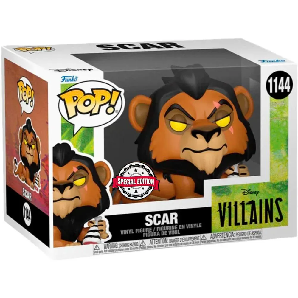 Disney Schurken De Leeuwenkoning Scar Exclusief van Funko – cover