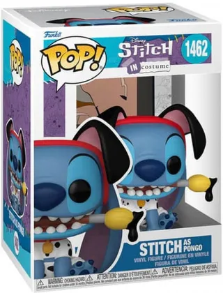 Disney Stitch Costume Funko Pop Vinyl: 101 Dalmatians Pongo van Funko – cover 1 van 2