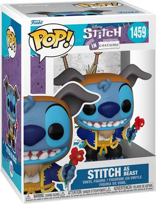 Disney Stitch Costume Funko Pop Vinyl: Stitch as Beast van Funko – cover 1 van 2