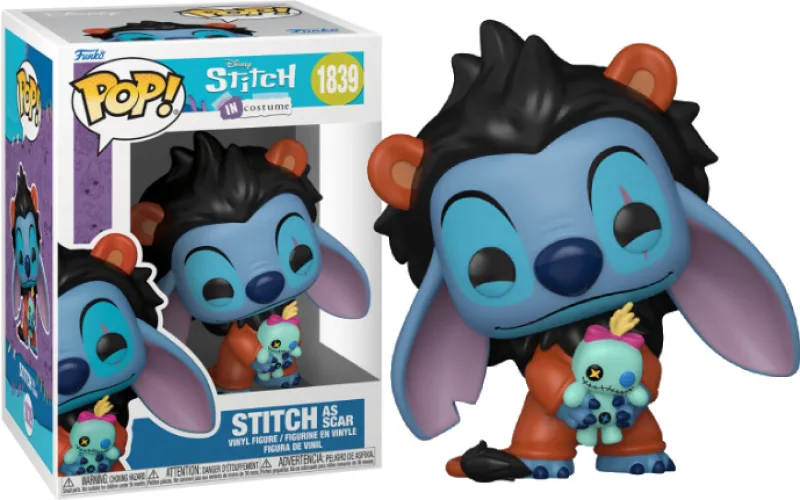 Disney Stitch Costume Funko Pop Vinyl: Stitch as Scar (1839) by Funko – cover