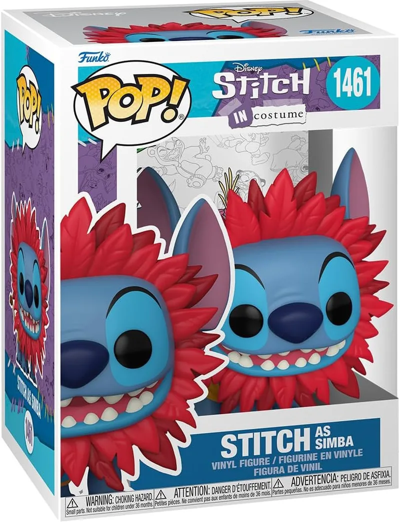Disney Stitch Costume Funko Pop Vinyl: Stitch as Simba by Funko – cover 1 of 2