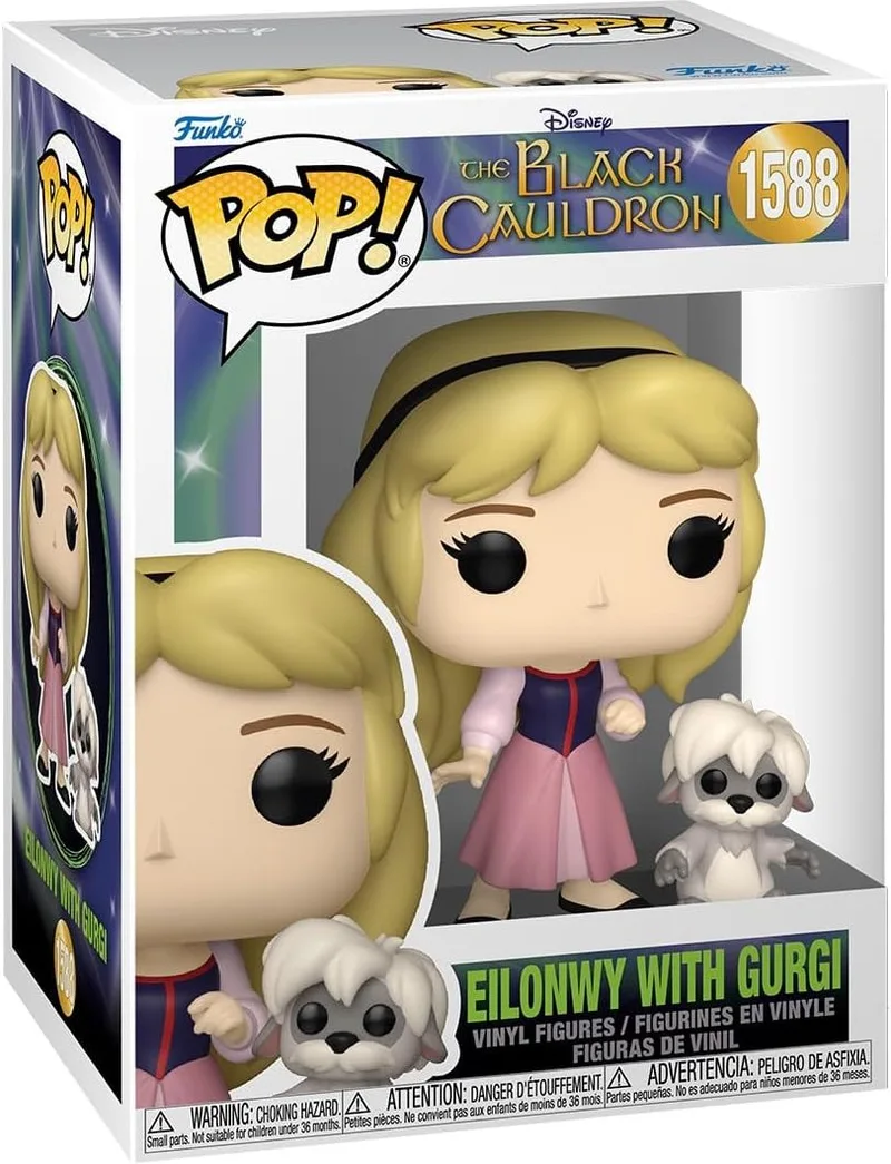 Disney The Black Cauldron Funko POP Vinyl: Eilonwy with Gurgi by Funko – cover 1 of 2