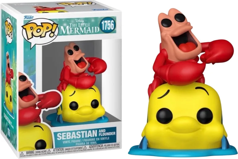 Disney The Little Mermaid Funko Pop Vinyl: Sebastian & Flounder by Funko – cover