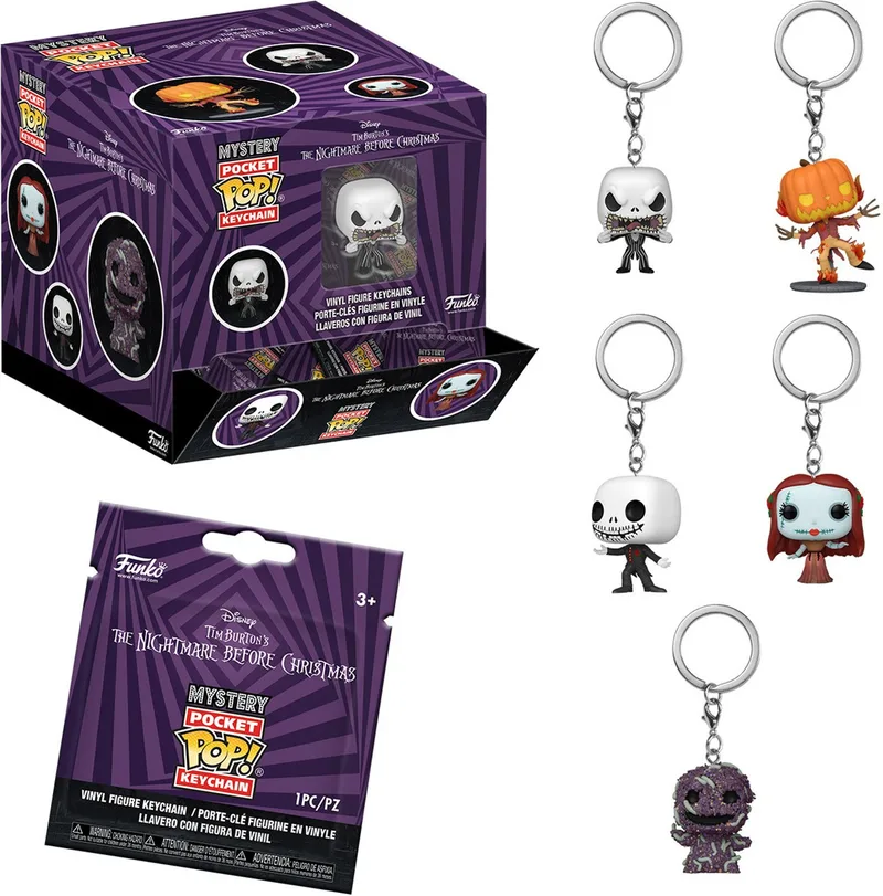 Disney The Nightmare Before Christmas Funko Mystery Pocket Pop Blind Bag (1 Figure) de Funko – jaquette
