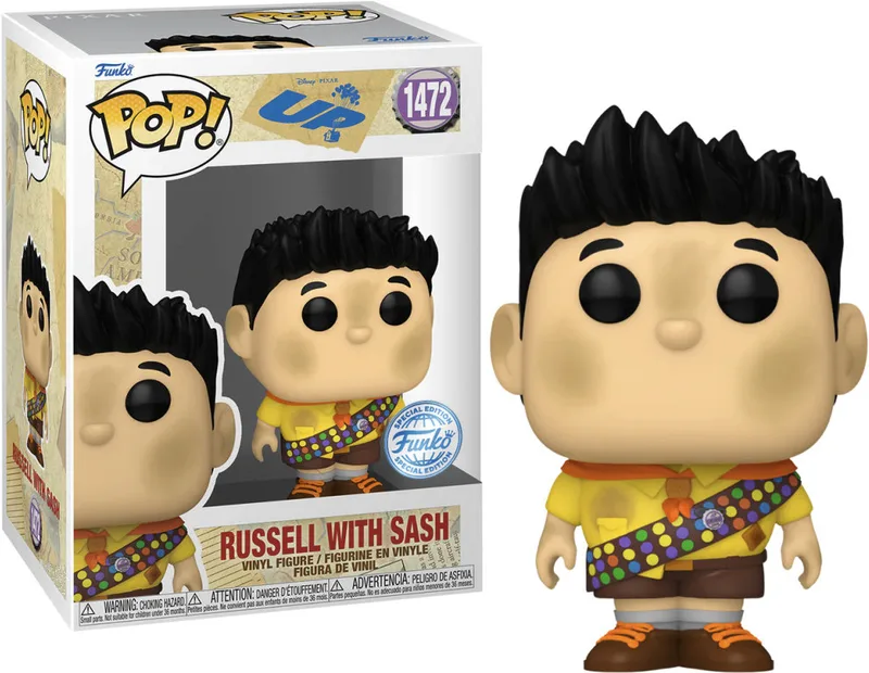 Disney UP Funko Pop Vinyl: Russel with Sash van Funko – cover