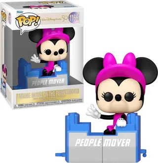 Disney World 50th Anniversary Funko Pop Vinyl: Minnie Mouse on the PeopleMover van Funko – cover 1 van 2
