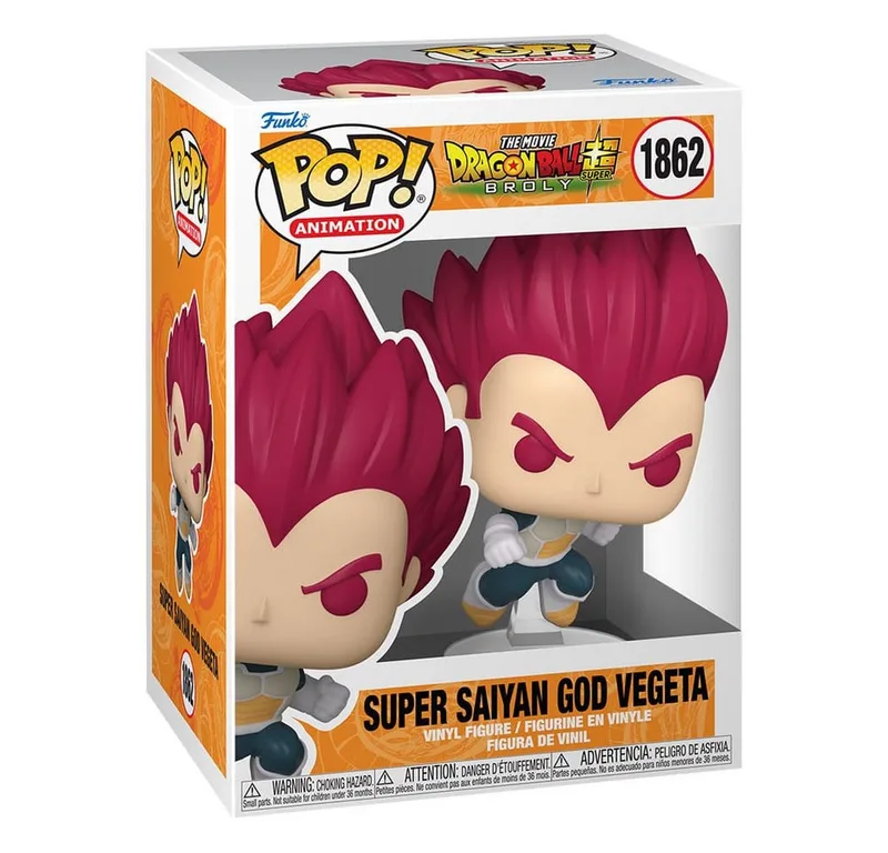 Dragon Ball Super Broly Funko Pop Vinyl: Super Saiyan God Vegeta van Funko – cover 2 van 2