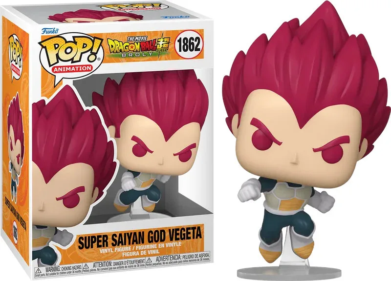 Dragon Ball Super Broly Funko Pop Vinyl: Super Saiyan God Vegeta van Funko – cover 1 van 2