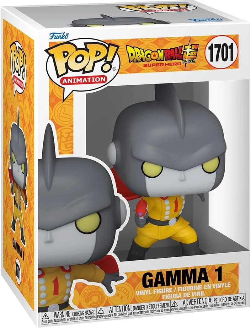 Dragon Ball Super Super Hero Funko Pop Vinyl: Gamma 1 de Funko – jaquette 1 sur 2
