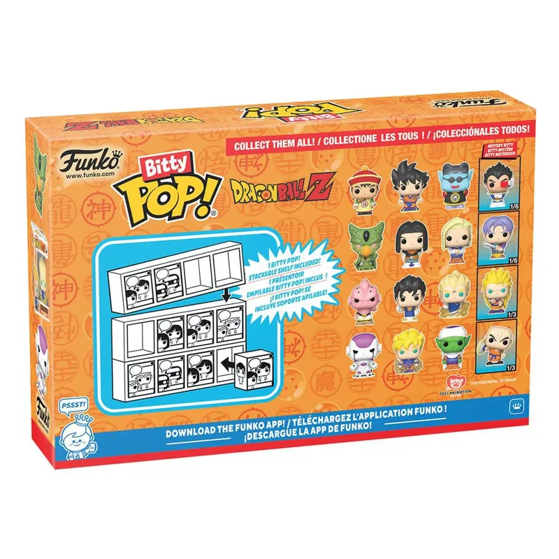 Dragon Ball Z Funko Bitty Pop! 4-Pack: Frieza (4th Form) / Super Saiyan Goku (First Appearance) / Piccolo van Funko – cover 3 van 4