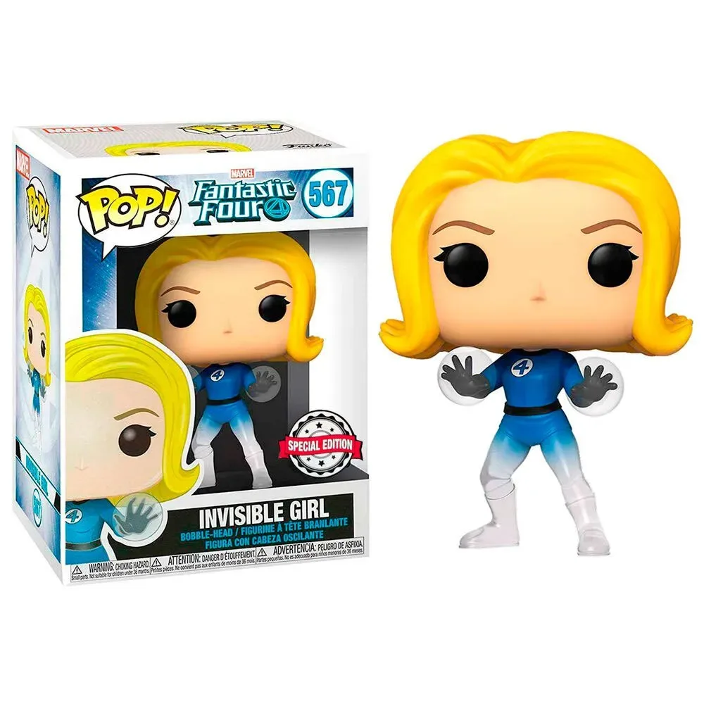 Fantastic 4 Forundring Eksklusiv Figur Af Den Usynlige Pige fra Funko – cover
