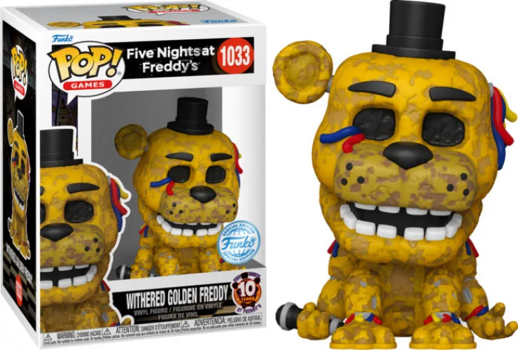 Five Nights at Freddy's Funko Pop Vinyl: Withered Golden Freddy (Special Edition) by Funko – cover 1 of 2
