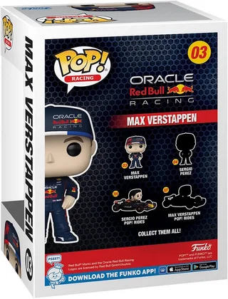 Formula 1 Funko Pop Vinyl: Max Verstappen van Funko – cover 3 van 4