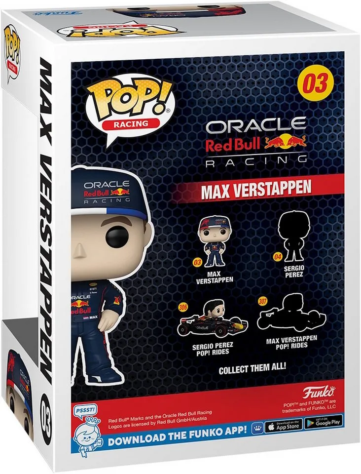 Formula 1 Funko Pop Vinyl: Max Verstappen van Funko – cover 3 van 4
