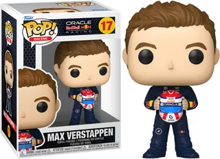 Formula 1 Funko Pop Vinyl: Max Verstappen (Holding Helmet) (17) van Funko – cover 1 van 2