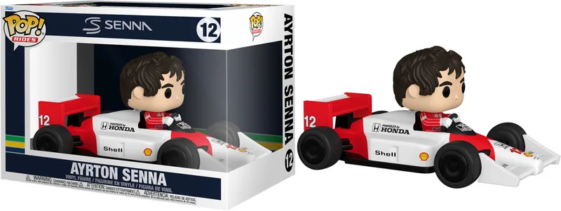 Formula 1 Rides Super Deluxe Funko Pop Vinyl: Ayrton Senna van Funko – cover 1 van 2