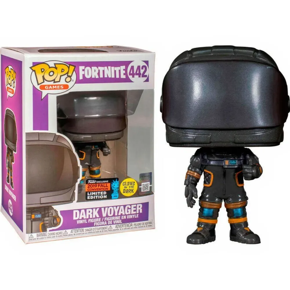 Figurine Exclusive Voyageur Noir Fortnite de Funko – jaquette