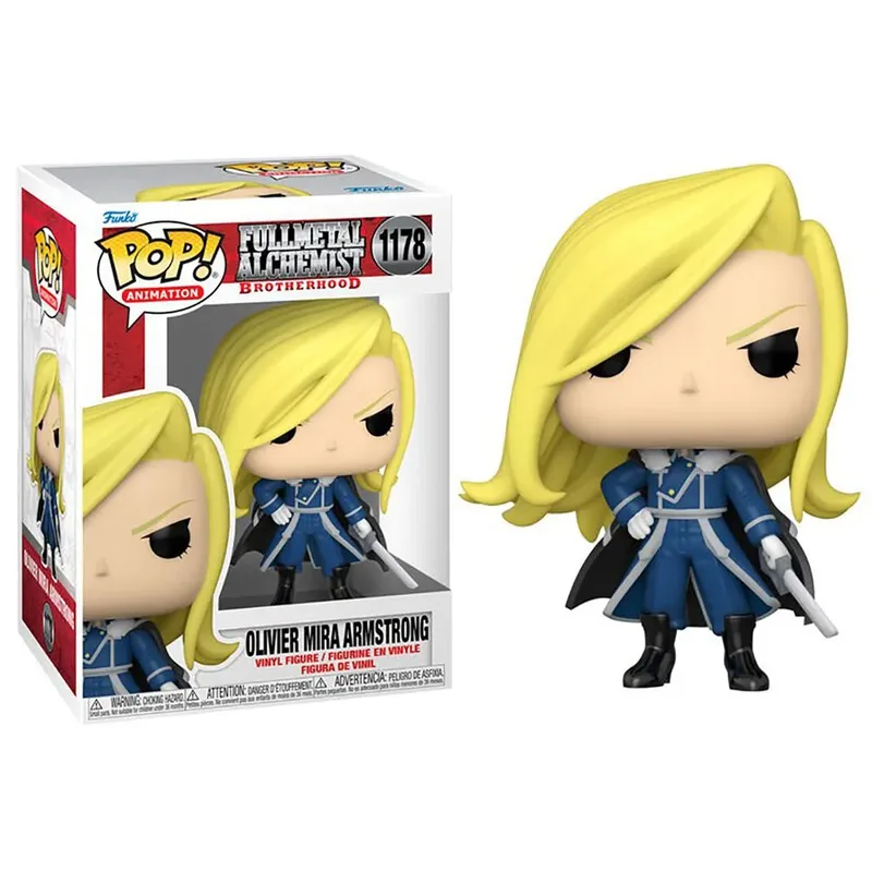 Fullmetal Alchemist Brotherhood Funko Pop Vinyl: Olivier Mira Armstrong by Funko – cover 3 of 3