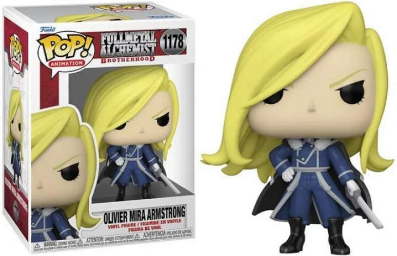 Fullmetal Alchemist Brotherhood Funko Pop Vinyl: Olivier Mira Armstrong by Funko – cover 1 of 3