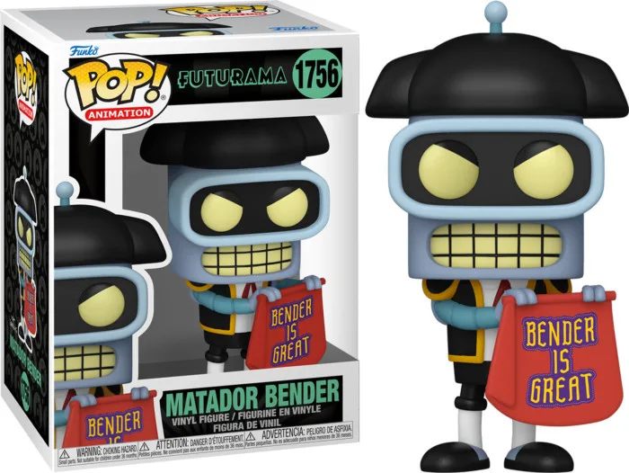 Futurama Funko Pop Vinyl: Matador Bender van Funko – cover 1 van 2